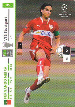 Fernando Meira VfB Stuttgart 2007/08 Panini Champions League #85